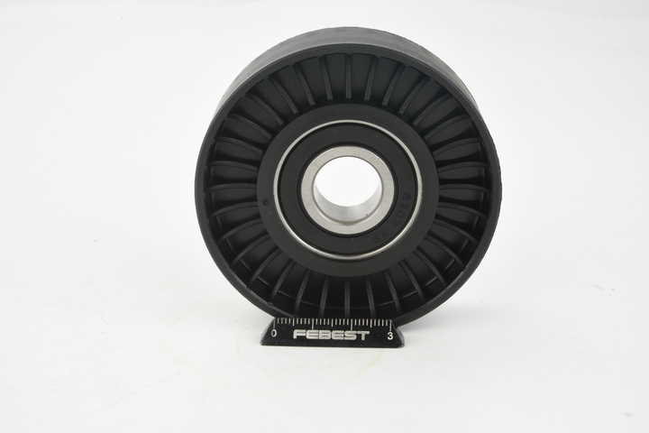 FEBEST 2287-BON: Įtempiklio skriemulys, V formos rumbuotas diržas Ø: 76mm, Ø: 76mm