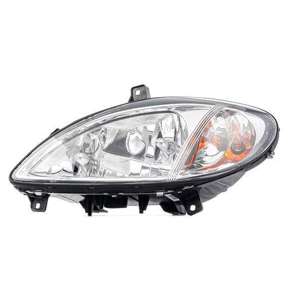 HELLA 1EG 246 041-011: Scheinwerfer links, PY21W, W5W, H7/H7, mit Glühlampen, mit Stellmotor für LWR