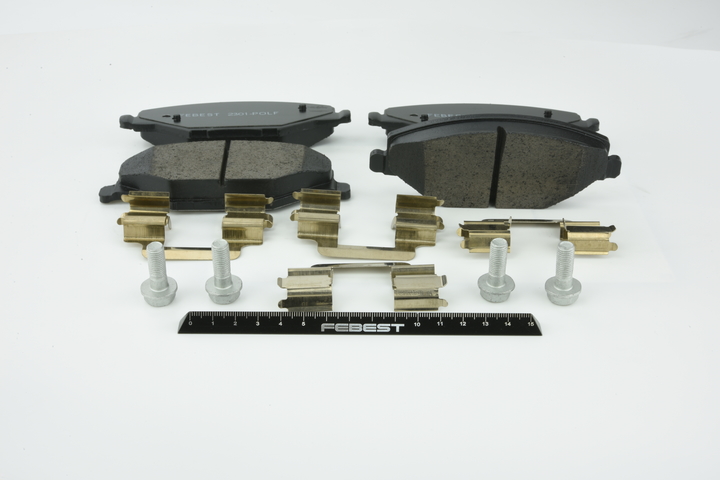 FEBEST 2301-POLF: Plaquettes de frein Essieu avant