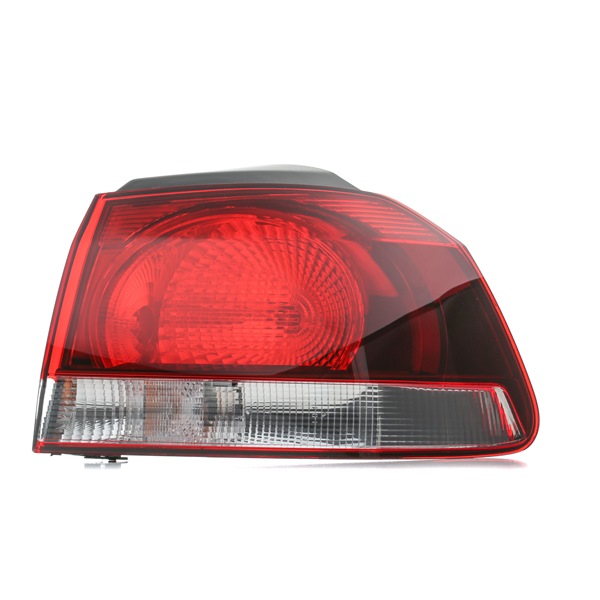 HELLA 2SD 009 922-141: Lampă din spate dreapta, cu suport bulb, cu becuri cu incandescenta, roșu/alb
