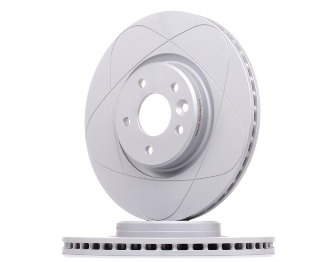 ATE 24.0325-0197.1: Disco de freno Ø: 320,0mm, ventilado, Ø: 320,0mm, revestido PowerDisc