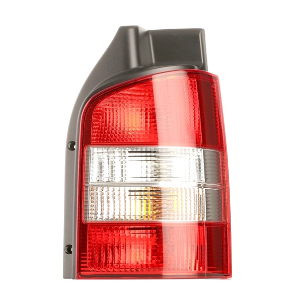 HELLA 2SK 008 579-141: Piloto trasero derecha, con portalámparas, con lámpara, transparente, Rojo