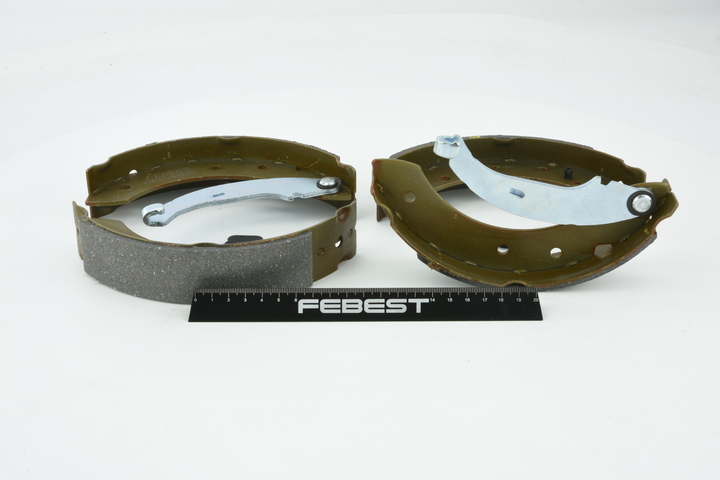 FEBEST 2402-LOGR: Bremsbackensatz Hinterachse