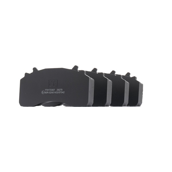 DT Spare Parts 3.96408: Plăcuțe de frână puntea spate, punte fata
