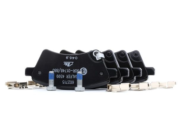 ATE 13.0460-2715.2: Juego de pastillas de freno con accesorios, con tornillos pinza freno