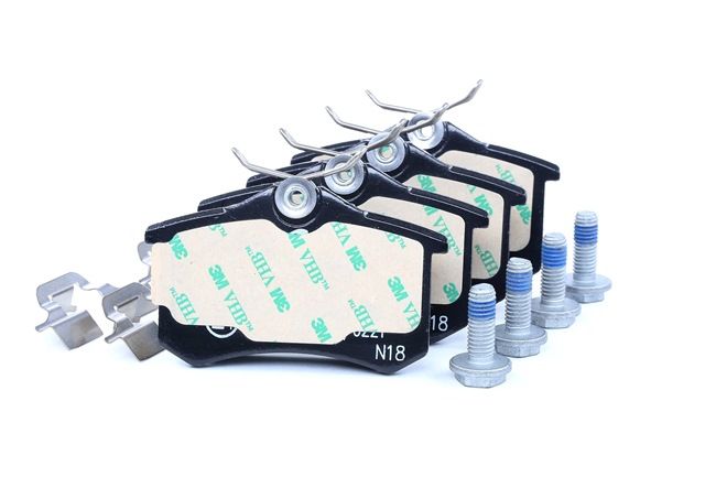ATE 13.0460-2845.2: Juego de pastillas de freno con accesorios, con tornillos pinza freno