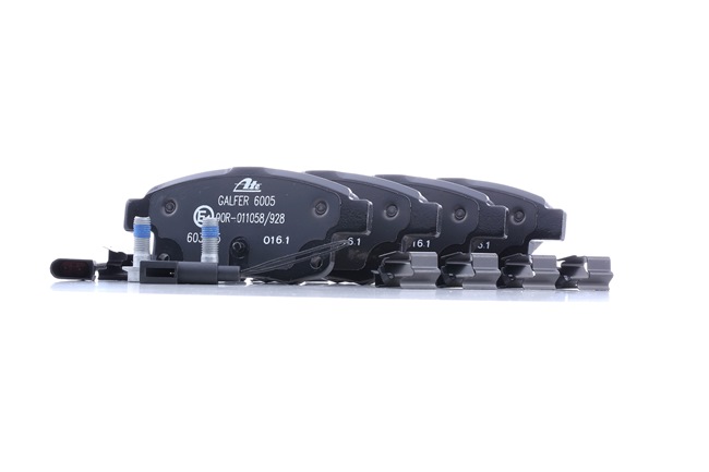 ATE 13.0460-3835.2: Juego de pastillas de freno con accesorios, con tornillos pinza freno