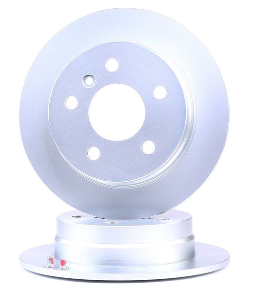 ATE 24.0108-0113.1: Disco de freno Ø: 258,0mm, macizo, Ø: 258,0mm, revestido, con tornillos
