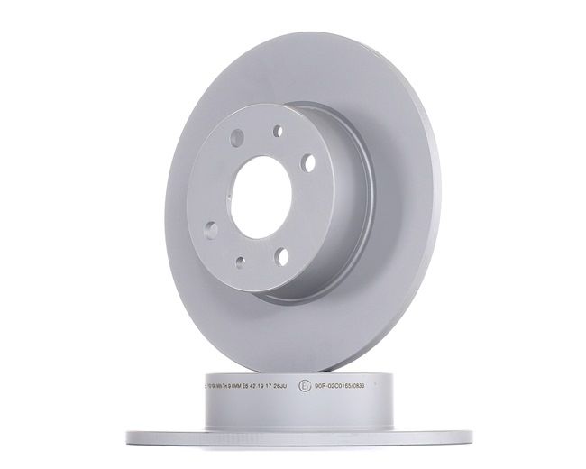 ATE 24.0110-0190.1: Disque de frein Ø: 251,5mm, plein, Ø: 251,5mm, revêtu