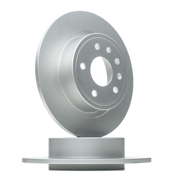 ATE 24.0110-0274.1: Disco de freno Ø: 286,0mm, macizo, Ø: 286,0mm, revestido, con tornillos