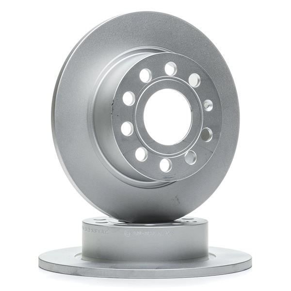 ATE 24.0110-0277.1: Disco de freno Ø: 253,0mm, macizo, Ø: 253,0mm, revestido, con tornillos