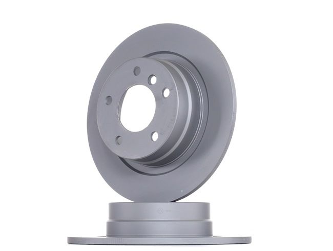 ATE 24.0110-0315.1: Disco de freno Ø: 296,0mm, macizo, Ø: 296,0mm, revestido, con tornillos