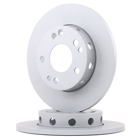 ATE 24.0111-0137.1: Disco de freno Ø: 262,0mm, macizo, Ø: 262,0mm, revestido, con tornillos