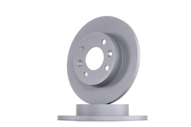 ATE 24.0112-0116.1: Disco de freno Ø: 238mm, macizo, Ø: 238mm, revestido, con tornillos
