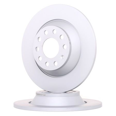 ATE 24.0112-0159.1: Disco de freno Ø: 302,0mm, macizo, Ø: 302,0mm, revestido, con tornillos
