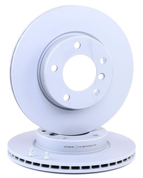 ATE 24.0122-0115.1: Disco de freno Ø: 286,0mm, ventilado, Ø: 286,0mm, revestido, con tornillos
