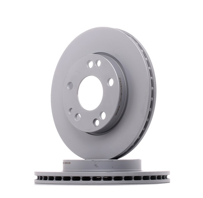 ATE 24.0122-0124.1: Bremsscheibe Ø: 262,0mm, Belüftet, Ø: 262,0mm, beschichtet