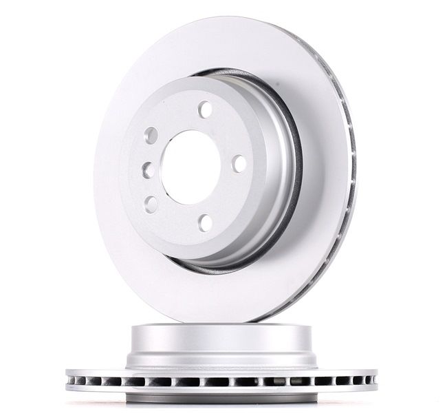 ATE 24.0122-0224.1: Disco de freno Ø: 320,0mm, ventilado, Ø: 320,0mm, revestido, con tornillos