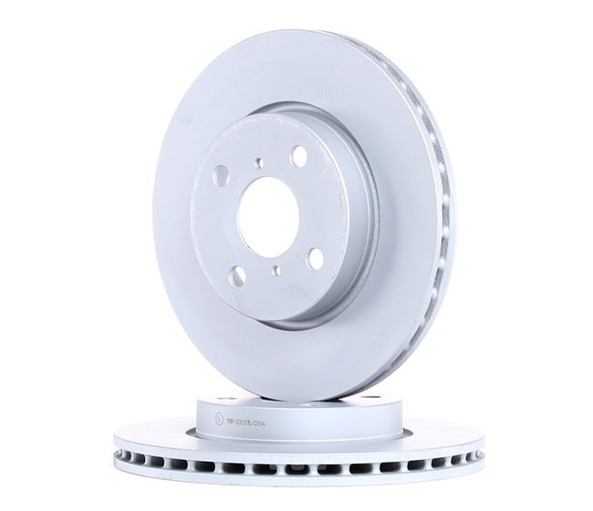 ATE 24.0122-0240.1: Bremsscheibe Ø: 258,0mm, Belüftet, Ø: 258,0mm, beschichtet