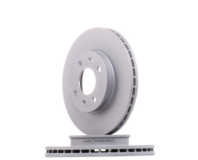 ATE 24.0122-0260.1: Disco de freno Ø: 256mm, ventilado, Ø: 256mm, revestido