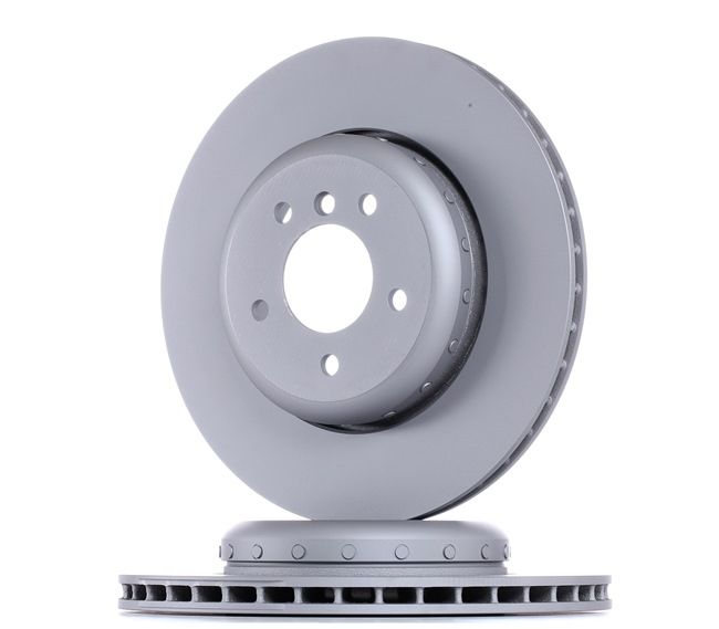ATE 24.0124-0201.2: Disco de freno Ø: 345,0mm, disco de freno de dos piezas, ventilado, Ø: 345,0mm, revestido, con tornillos