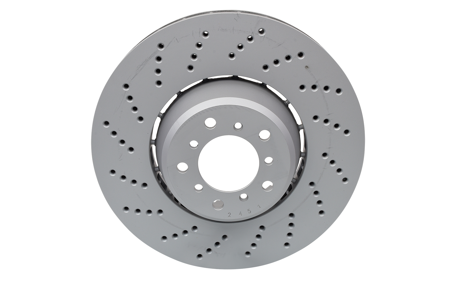 ATE 24.0136-0117.2: Disco de freno Ø: 374,0mm, disco de freno de dos piezas, perforado/ventil. int., Ø: 374,0mm, revestido, con tornillos