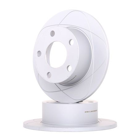 ATE 24.0310-0201.1: Disco de freno Ø: 245,0mm, macizo, Ø: 245,0mm, revestido PowerDisc