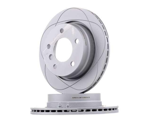 ATE 24.0319-0107.1: Bremsscheibe Ø: 276,0mm, Belüftet, Ø: 276,0mm, beschichtet, mit Schrauben PowerDisc