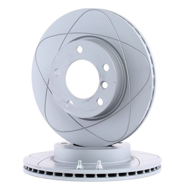 ATE 24.0322-0115.1: Bremsscheibe Ø: 286,0mm, Belüftet, Ø: 286,0mm, beschichtet, mit Schrauben PowerDisc