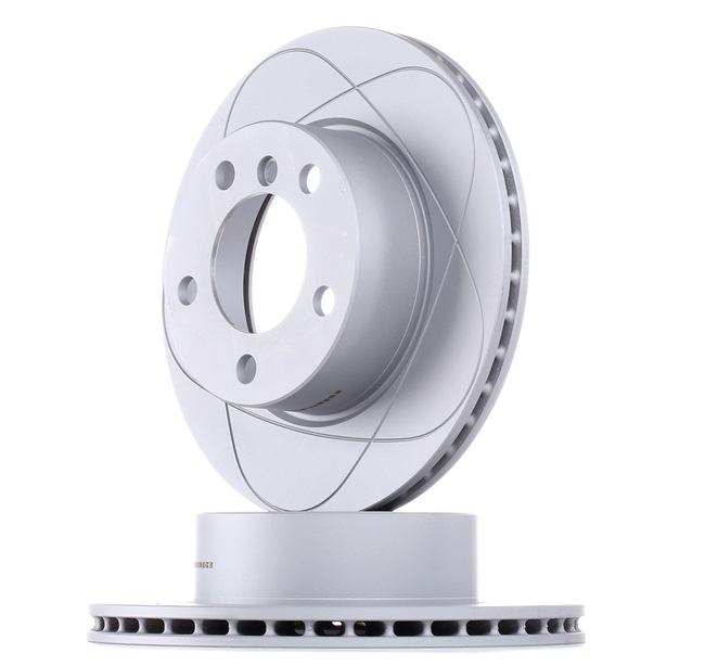ATE 24.0322-0239.1: Disco de freno Ø: 284,0mm, ventilado, Ø: 284,0mm, revestido, con tornillos PowerDisc
