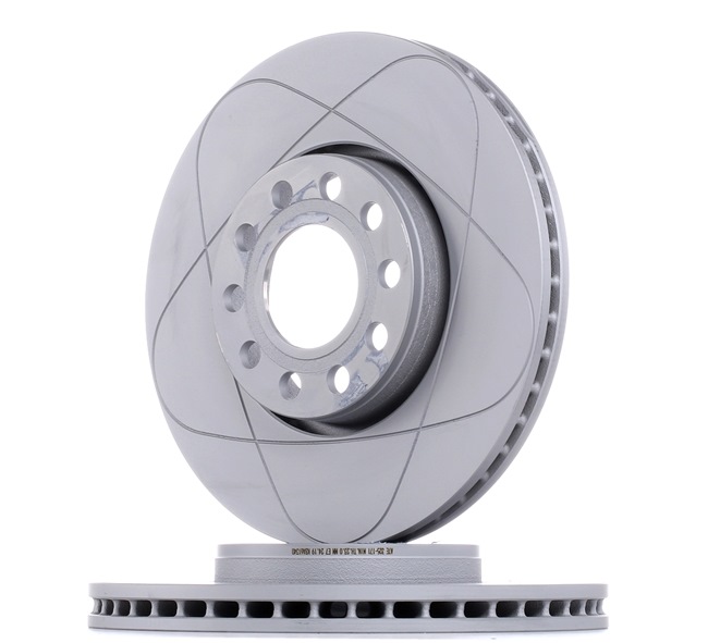 ATE 24.0325-0171.1: Disco de freno Ø: 288mm, ventilado, Ø: 288mm, revestido PowerDisc