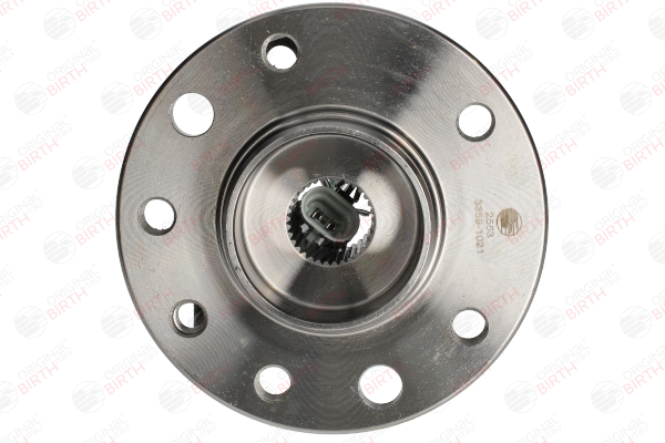 BIRTH 3359: Cubo de rueda Eje delantero, izquierda, Eje delantero, derecha, con sensor ABS incorporado, con tornillo