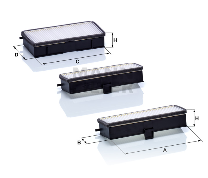 MANN-FILTER CU 19 000-3: Filtrs, Salona telpas gaiss Daļiņu filtrs