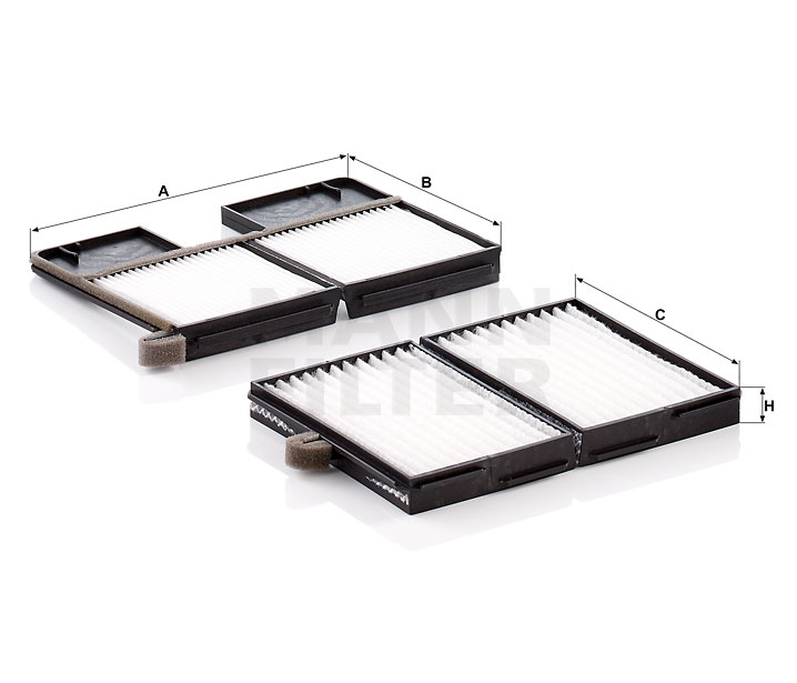 MANN-FILTER CU 21 001-2: Filtrs, Salona telpas gaiss Daļiņu filtrs