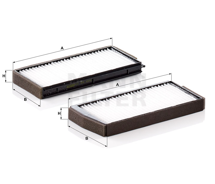 MANN-FILTER CU 24 000-2: Filtrs, Salona telpas gaiss Daļiņu filtrs