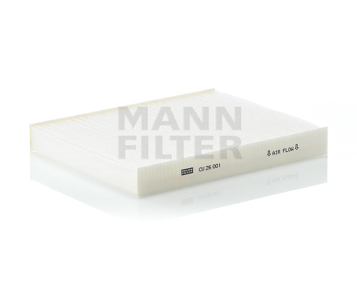 MANN-FILTER CU 26 001: Filtr, wentylacja przestrzeni pasażerskiej filtr cząstek stałych