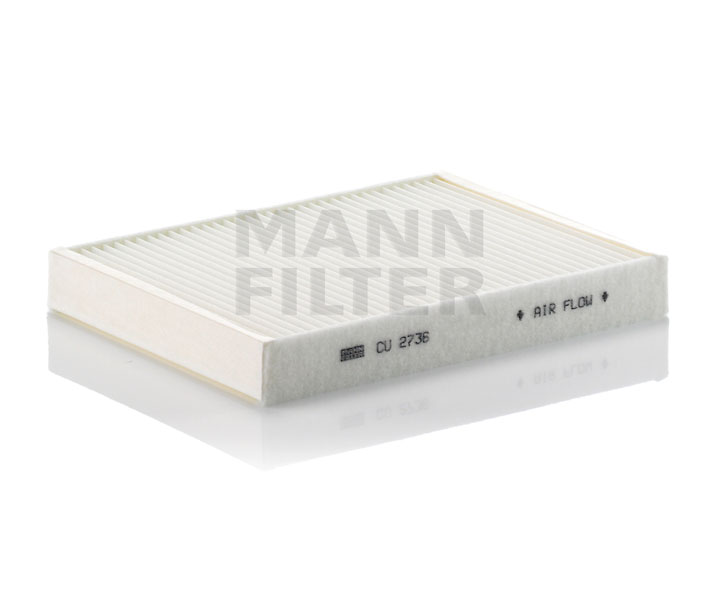 MANN-FILTER CU 2736-2: Filtru, aer habitaclu Filtru de particule