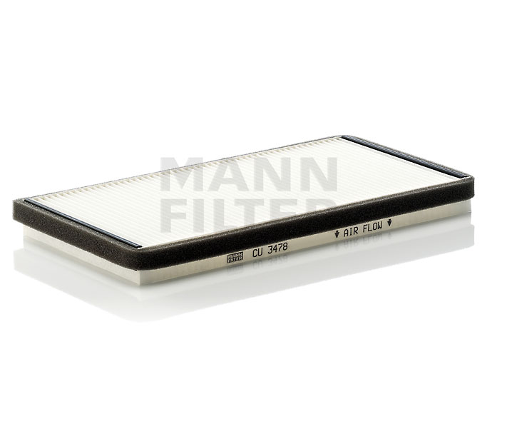 MANN-FILTER CU 3478: Filtrs, Salona telpas gaiss Daļiņu filtrs
