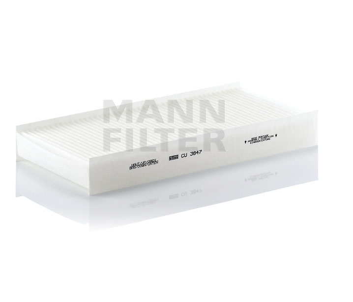 MANN-FILTER CU 3847: Filtrs, Salona telpas gaiss Daļiņu filtrs