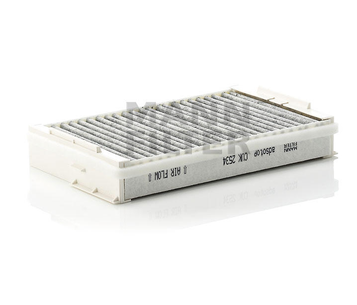 MANN-FILTER CUK 2534: Filtre d'habitacle Filtre à charbon actif