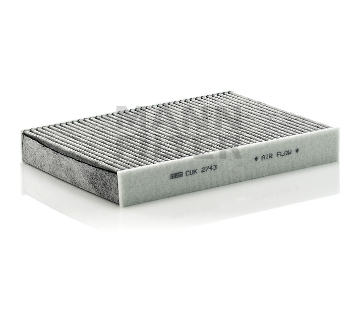 MANN-FILTER CUK 2743: Filtru, aer habitaclu Filtru carbon activ