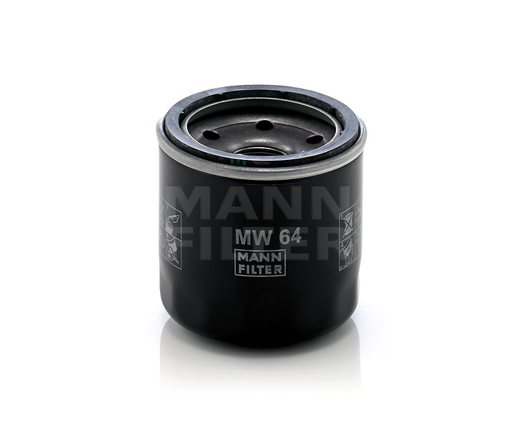 MANN-FILTER MW 64: Ölfilter mit einem Rücklaufsperrventil