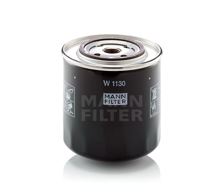 MANN-FILTER W 1130: Oliefilter Met een terugloopbeveiligingskleppen