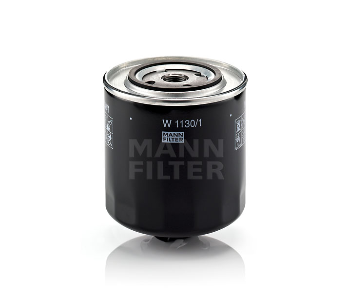 MANN-FILTER W 1130/1: Oliefilter Met een terugloopbeveiligingskleppen
