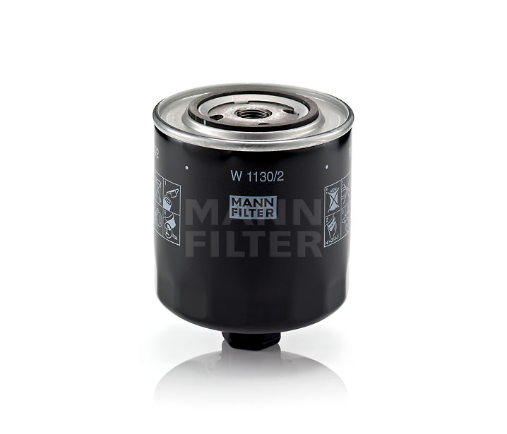 MANN-FILTER W 1130/2: Oliefilter Met een terugloopbeveiligingskleppen