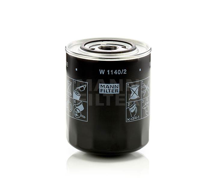 MANN-FILTER W 1140/2: Eļļas filtrs ar atgriezējvārstu