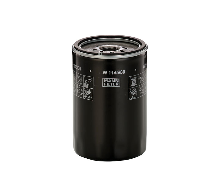 MANN-FILTER W 1145/80 Ölfilter mit einem Rücklaufsperrventil