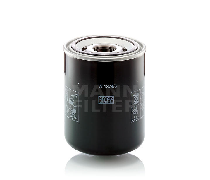 MANN-FILTER W 1374/6: Filter, hydrauliek