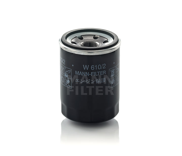 MANN-FILTER W 610/2: Eļļas filtrs ar diviem atgriezējvārstiem