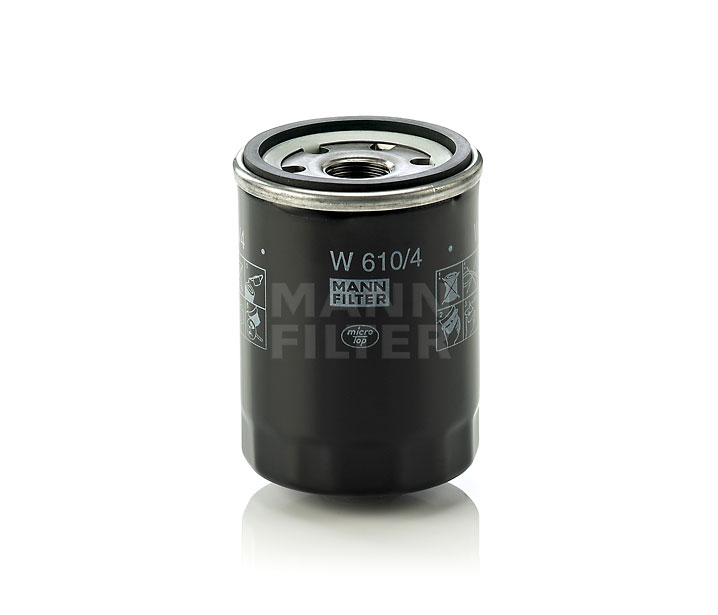 MANN-FILTER W 610/4: Alyvos filtras su vienu negrįžtamo srauto vožtuvu